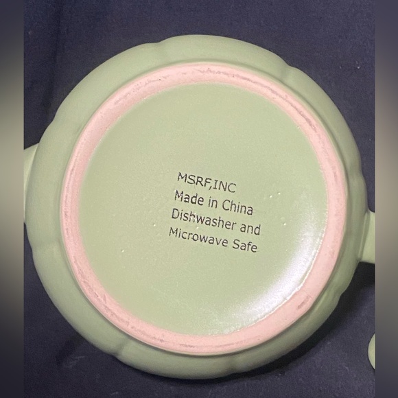 Teapot Olive green, modern deco, teapot vintage - Picture 8 of 10